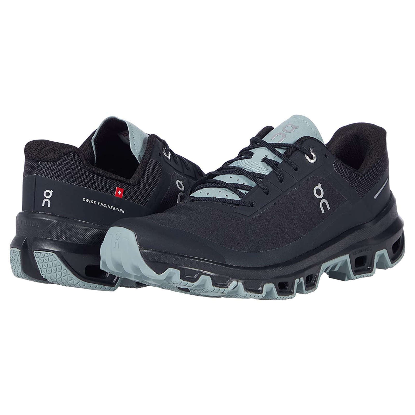 On Cloudventure Textile Women's Running Shoes#color_black cobble