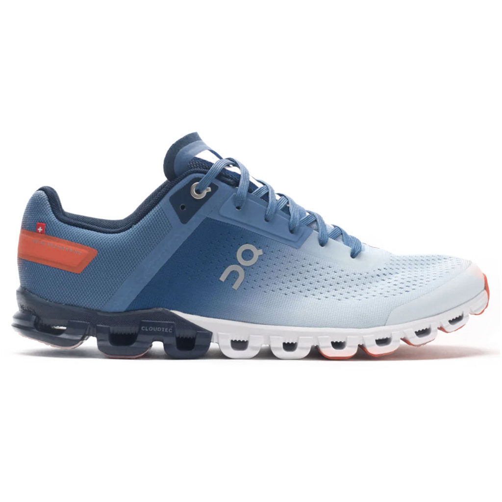 On Cloudflow Mesh Men's Running Shoes#color_lake flare