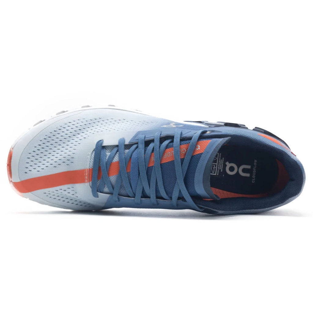 On Cloudflow Mesh Men's Running Shoes#color_lake flare