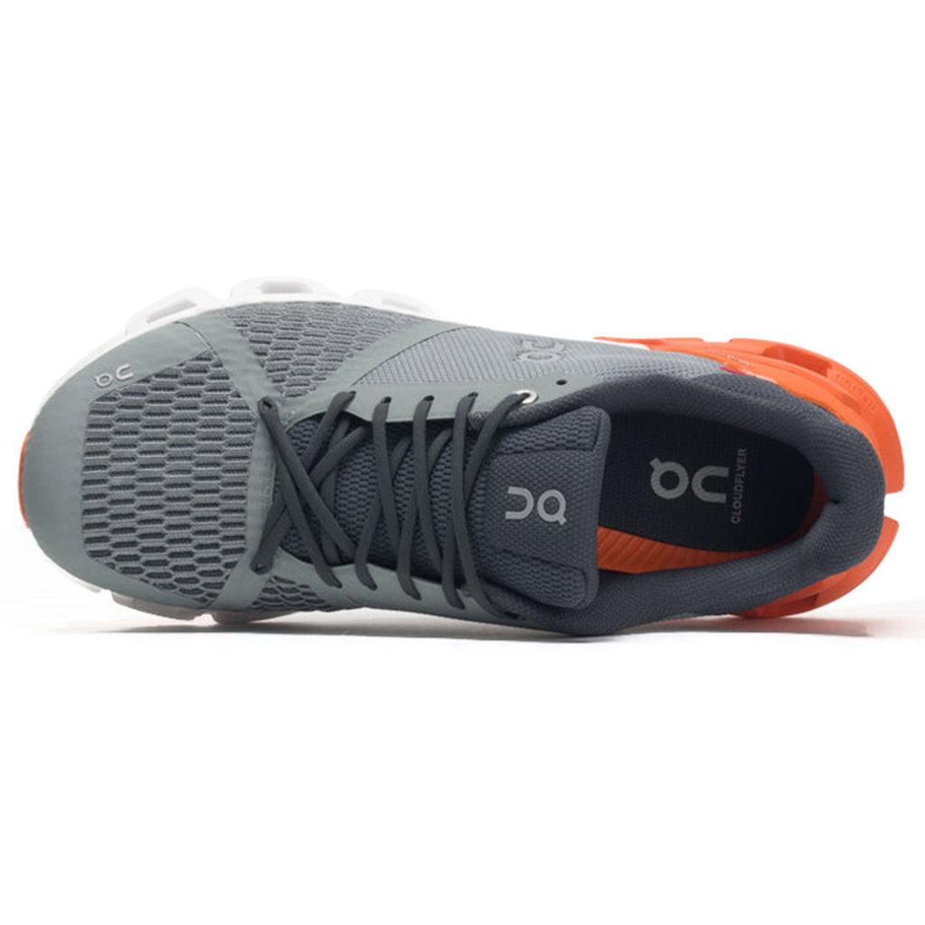 On Cloudflyer Mesh Men's Running Shoes#color_grey orange
