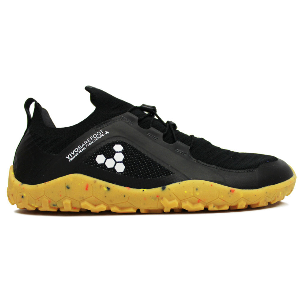 Vivobarefoot Primus Trail Knit FG Textile Synthetic Mens Trainers#color_obsidian