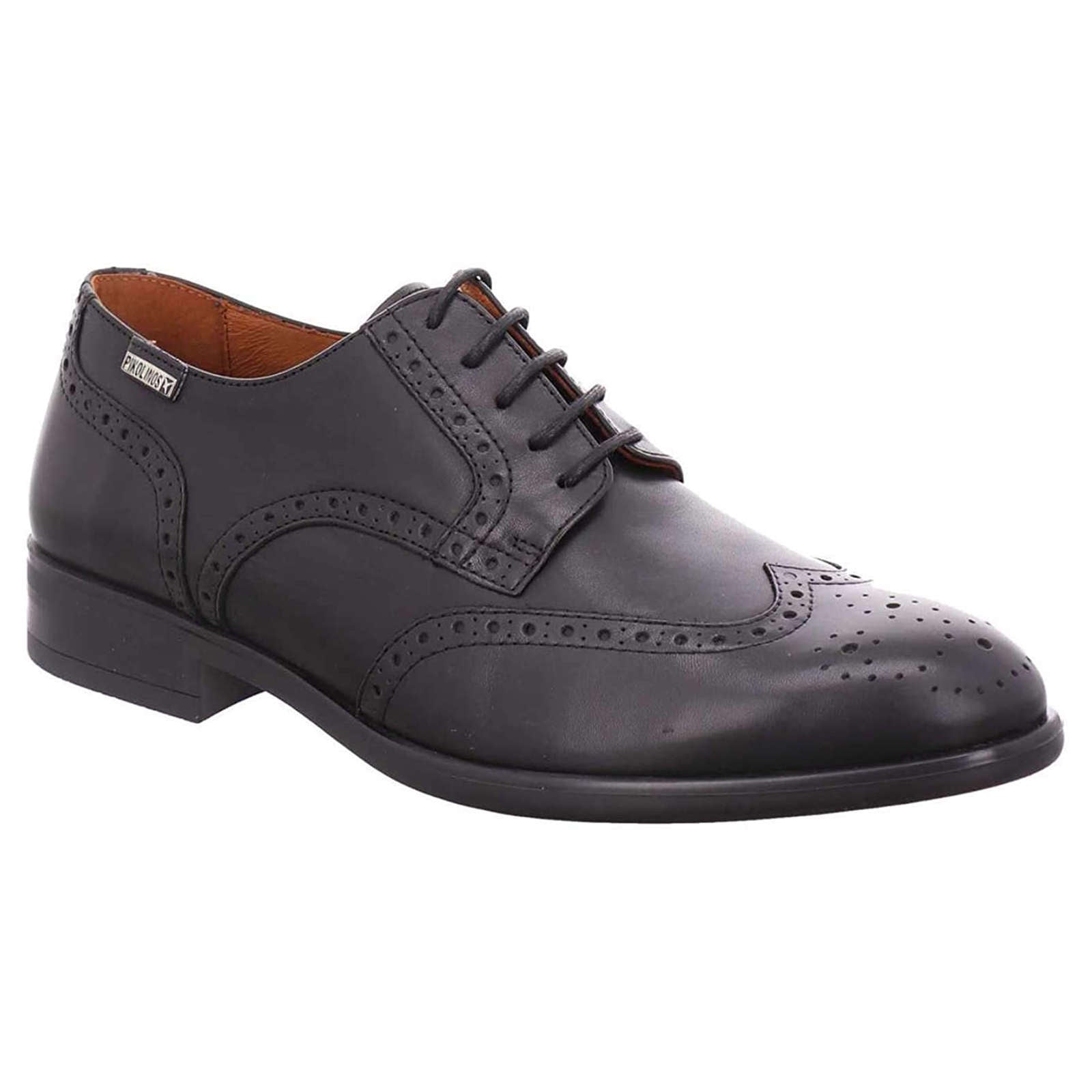 Pikolinos Bristol Leather Mens Shoes#color_black