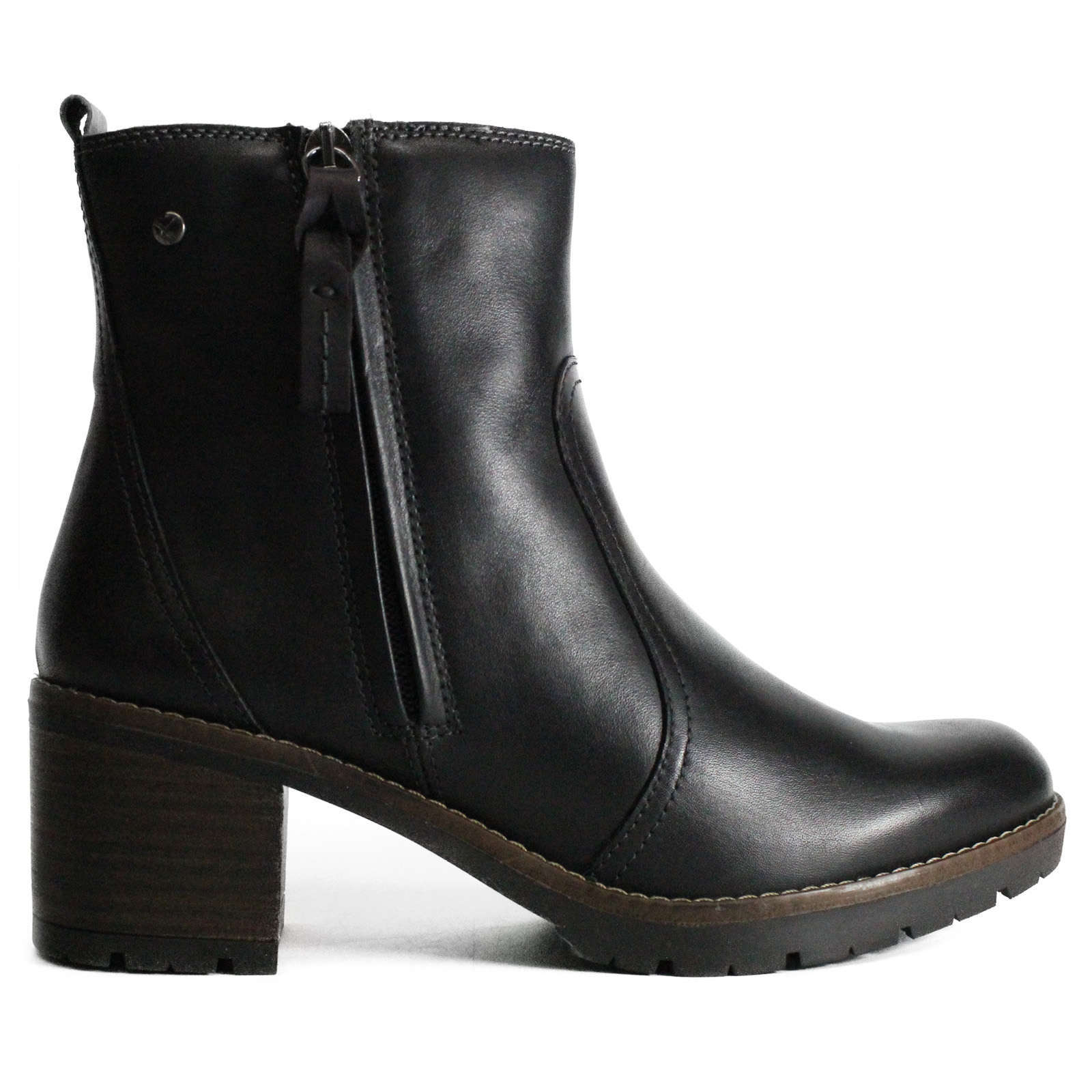 Pikolinos Llanes Leather Womens Boots#color_black