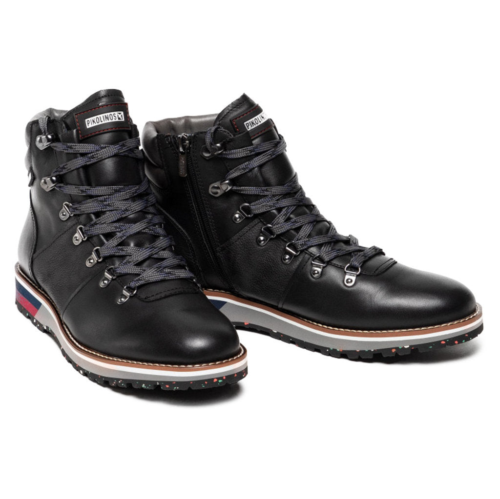Pikolinos Pirineos M6S-8114C1 Leather Mens Boots - Black - UK 7-7.5