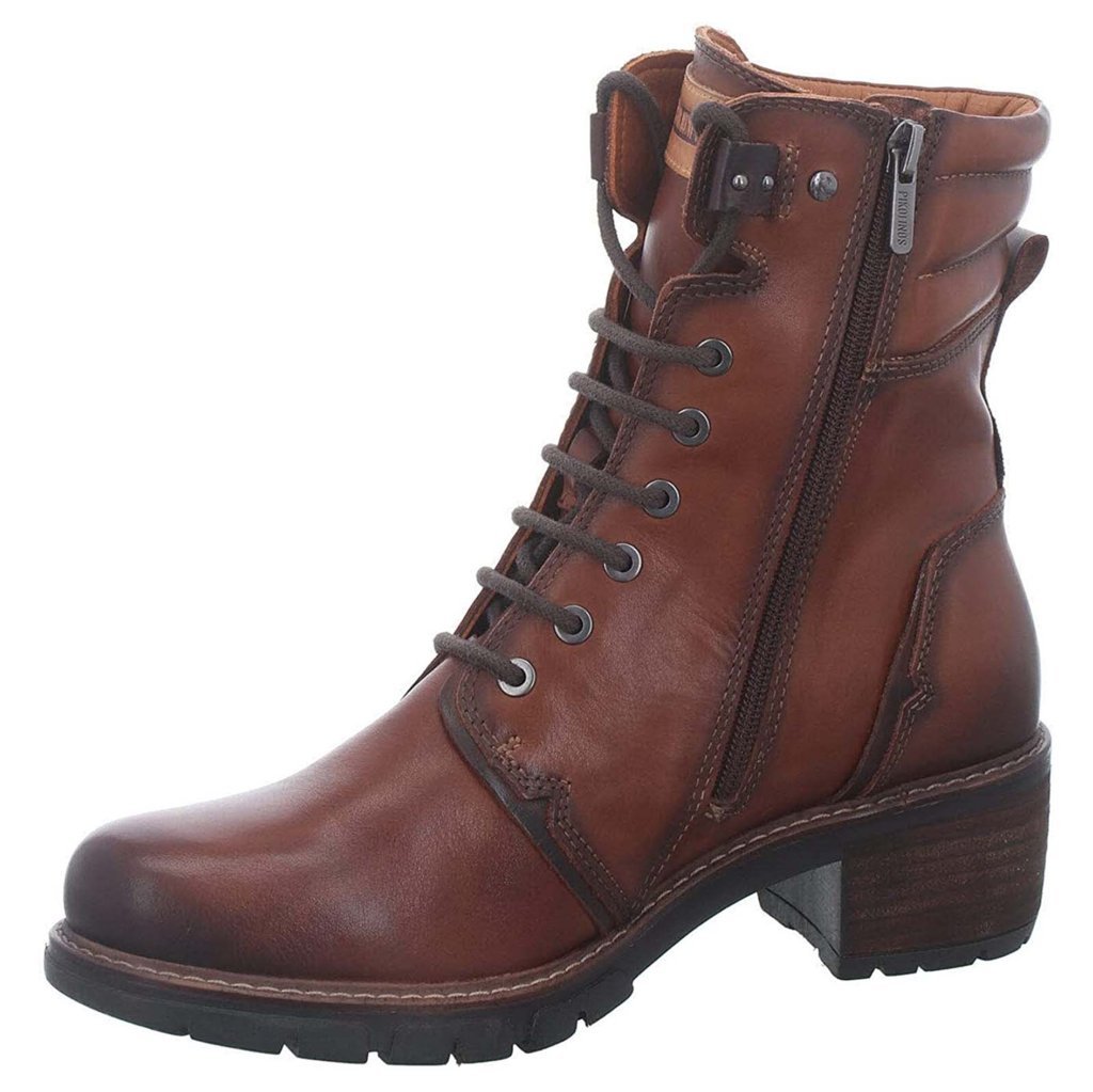 Pikolinos San Sebastia Leather Womens Boots#color_cuero