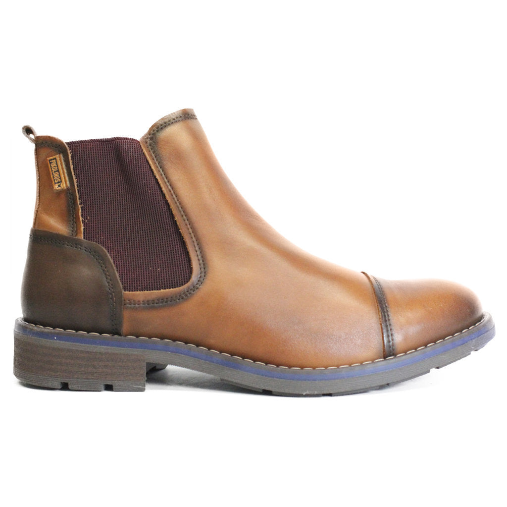 Pikolinos York M2M-8016 Leather Mens Boots#color_cuero