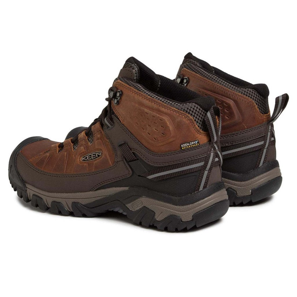 Keen Targhee III Mid Waterproof Leather Men's Hiking Boots#color_chesnut mulch