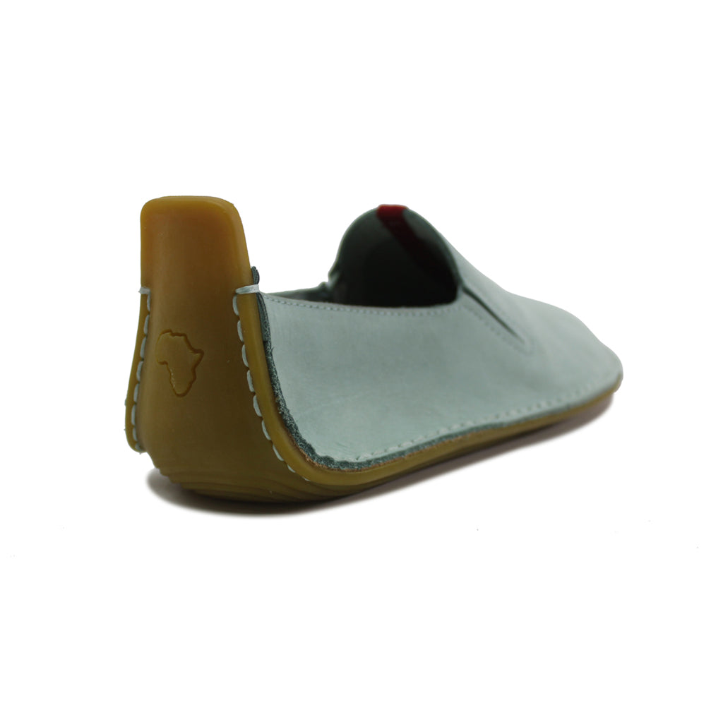 Vivobarefoot Ababa II Leather Mens Shoes#color_blue haze