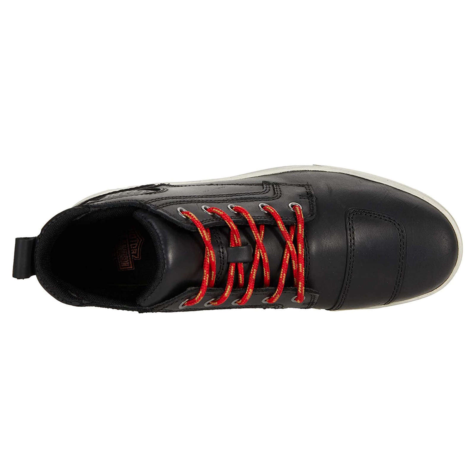 Harley Davidson Bateman Pro Full Grain Leather Men's Ankle Boots#color_black