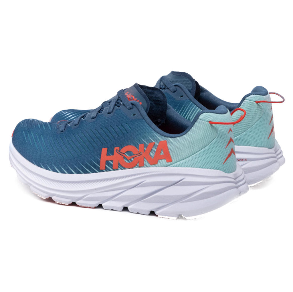 Hoka One One Rincon 3 Mesh Men's Low-Top Road Running Trainers#color_real teal eggshell blue