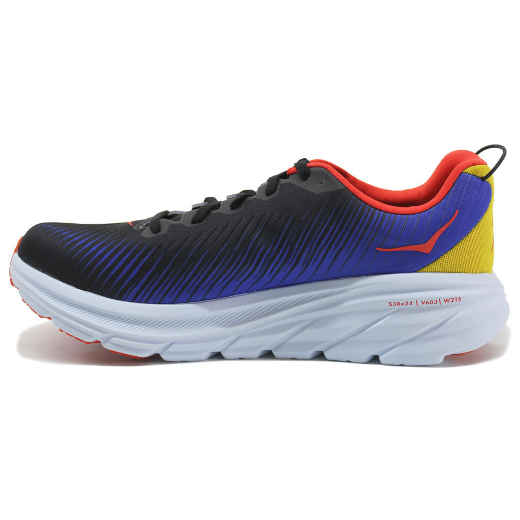 Hoka One One Rincon 3 Mesh Men's Low-Top Road Running Trainers#color_black dazzling blue