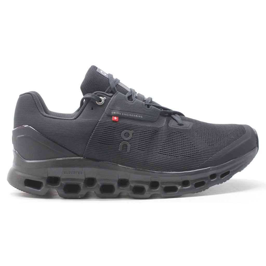On Cloudstratus Mesh Men's Running Shoes#color_black