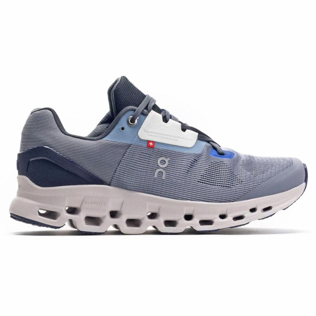 On Cloudstratus Mesh Men's Running Shoes#color_fossil midnight