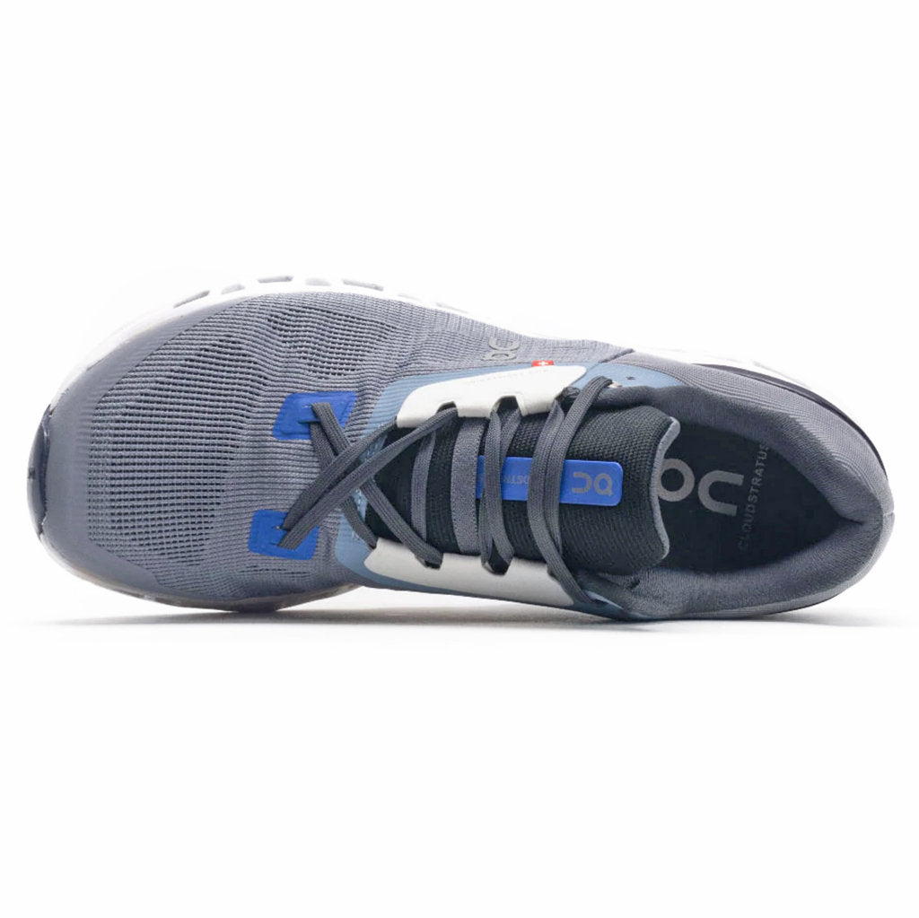 On Cloudstratus Mesh Men's Running Shoes#color_fossil midnight