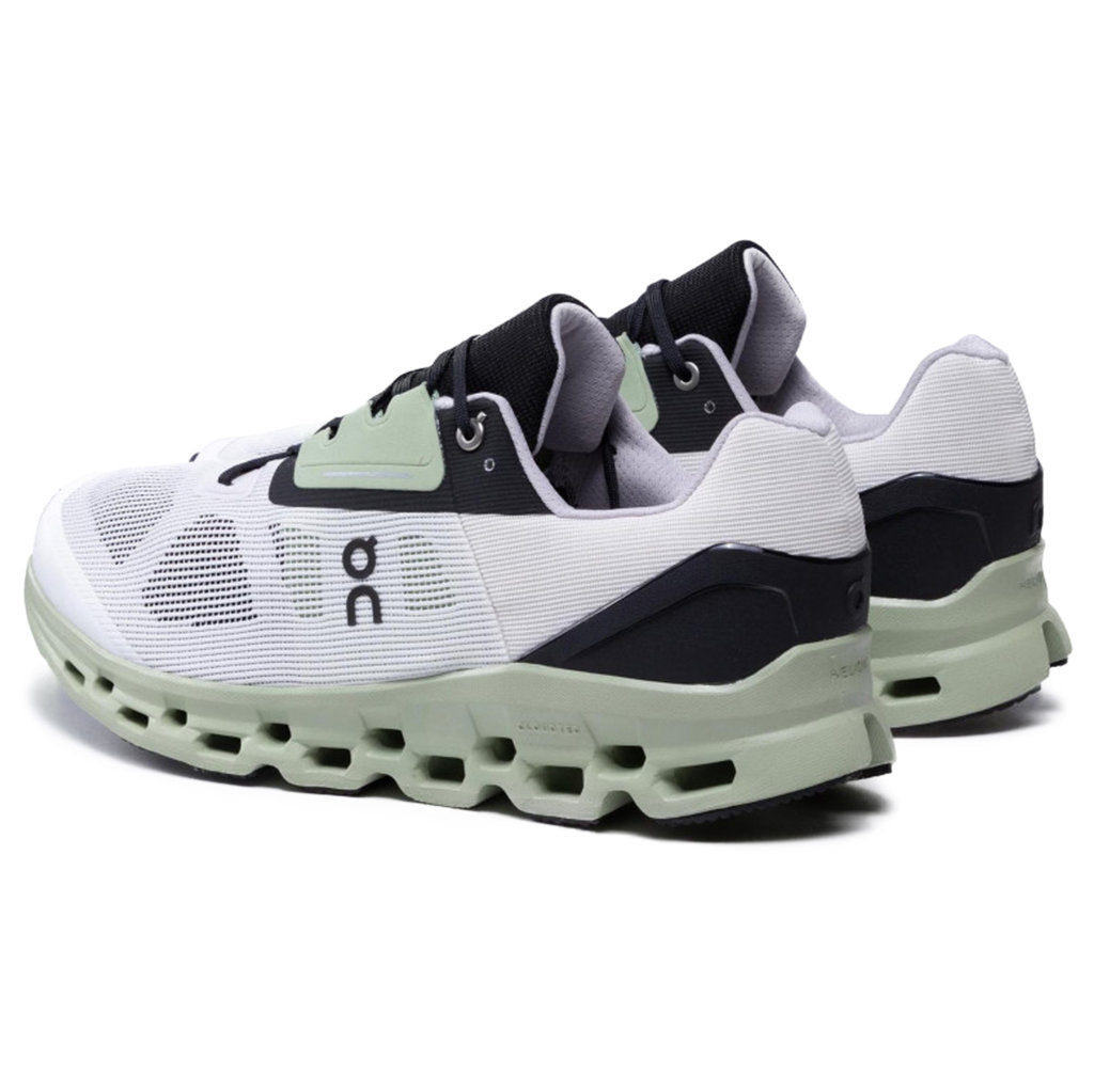On Cloudstratus Mesh Men's Running Shoes#color_white black