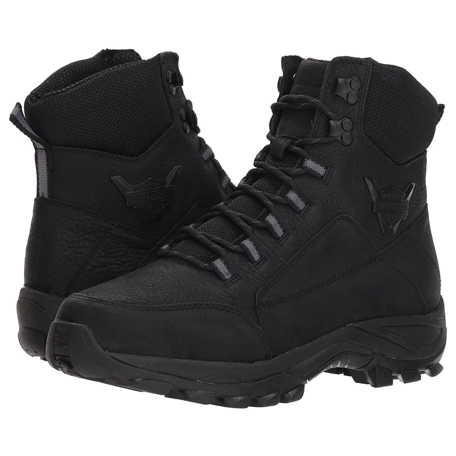 Harley Davidson Gilmour Leather Mens Boots#color_black
