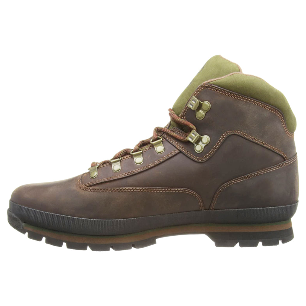 Timberland Euro Hiker Mid Hiker Leather Mens Boots#color_md brown