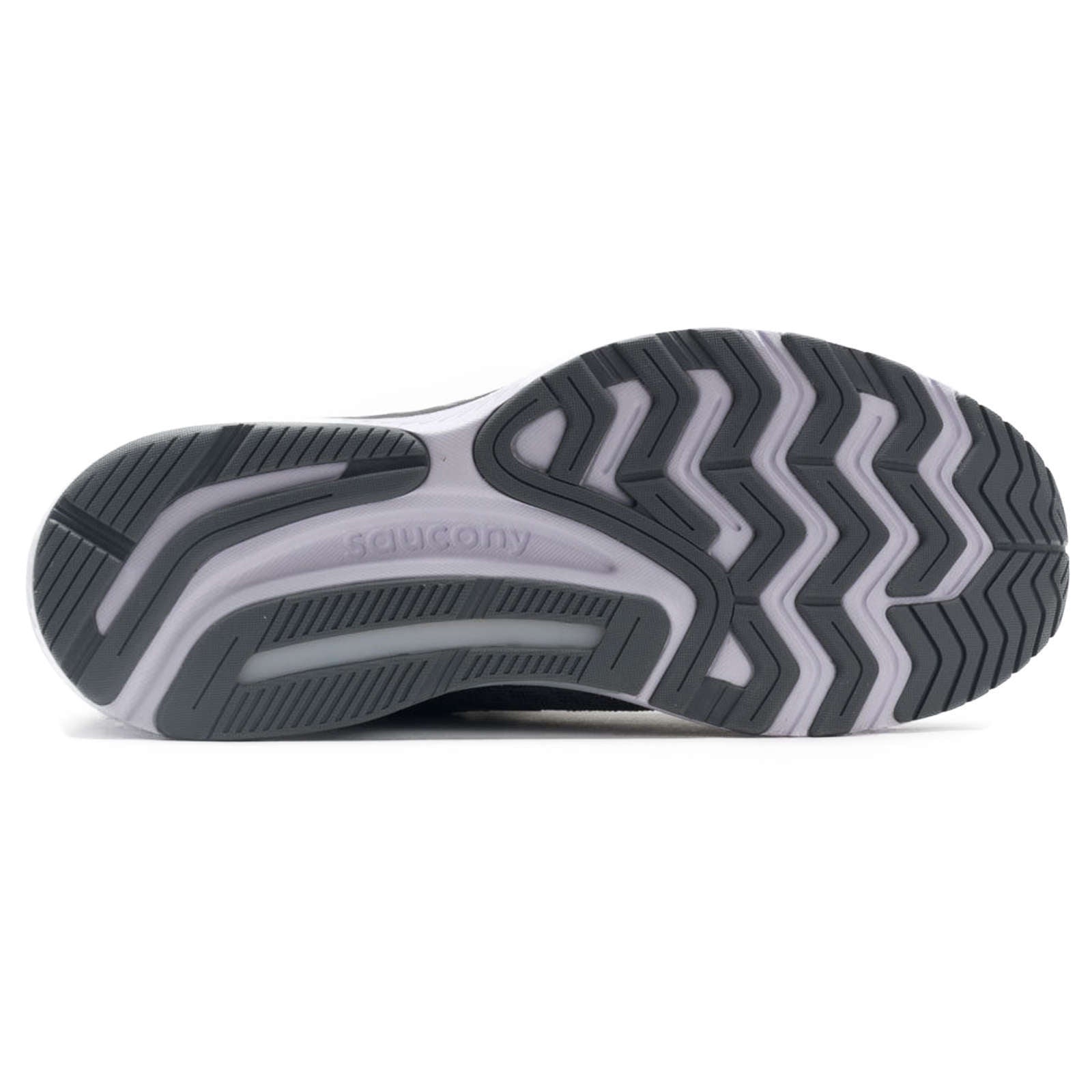 Saucony Guide 14 Synthetic Textile Men's Running Shoes#color_coal vizigold