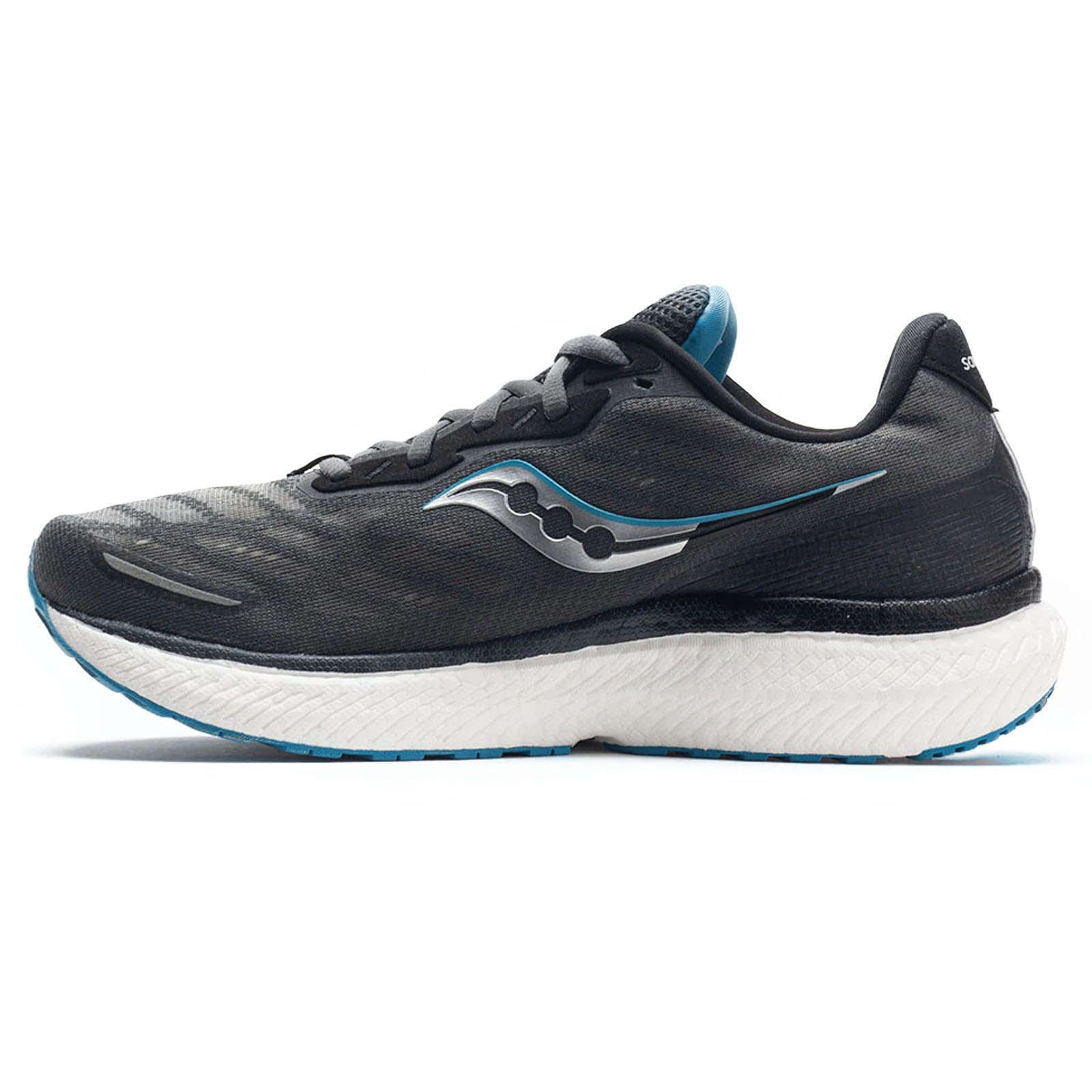 Saucony Triumph 19 Synthetic Textile Men's Running Shoes#color_shadow topaz