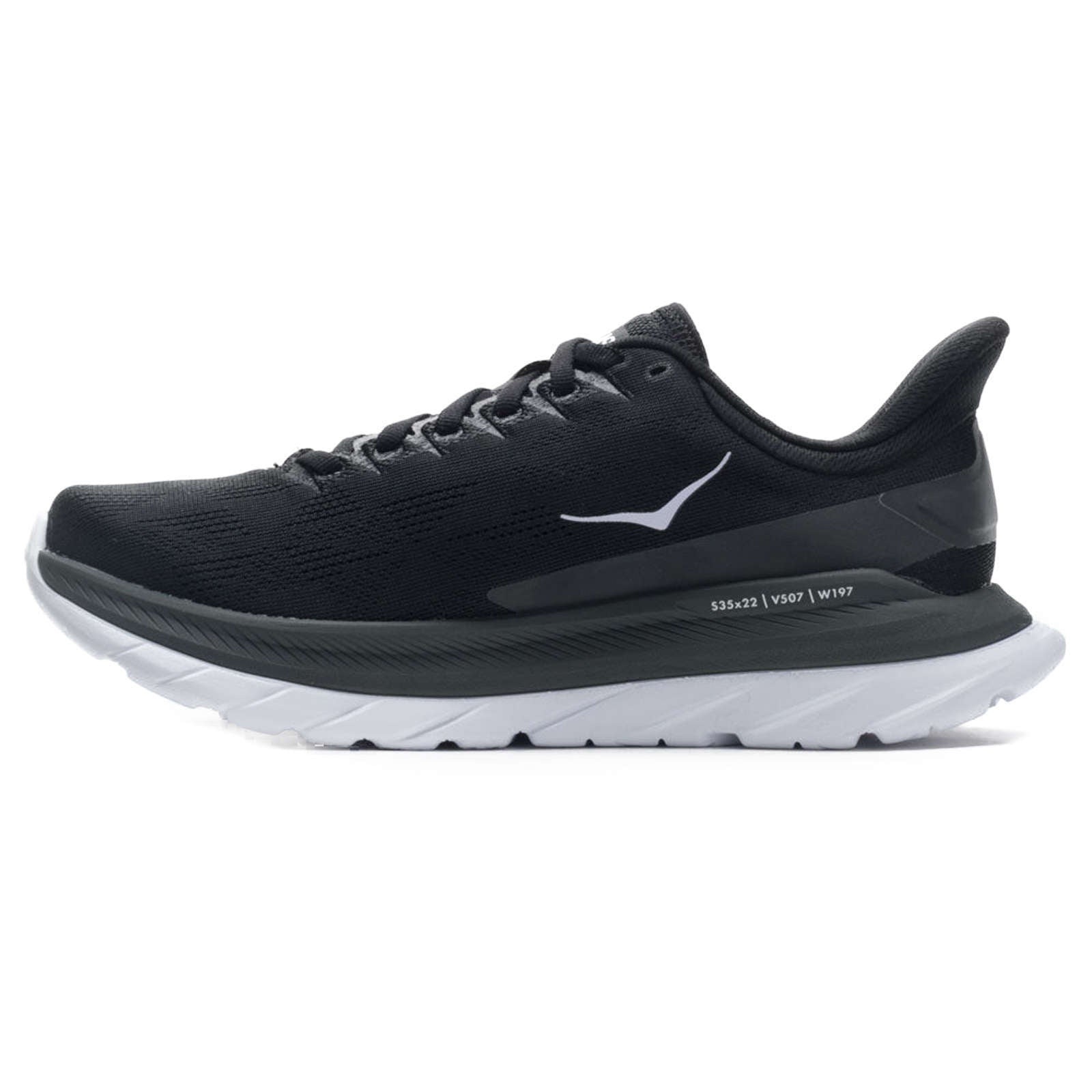 Hoka Mach 4 Mesh Women's Running Shoes#color_black dark shadow