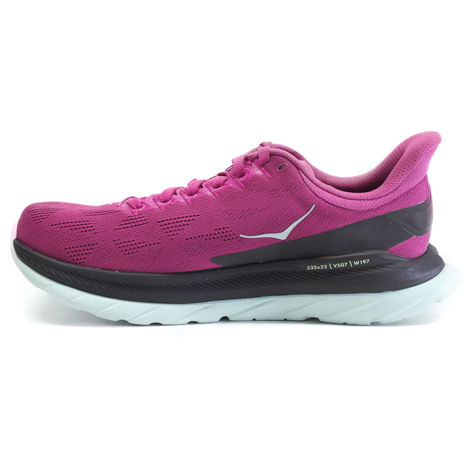 Hoka Mach 4 Mesh Women's Running Shoes#color_festival fuchsia black