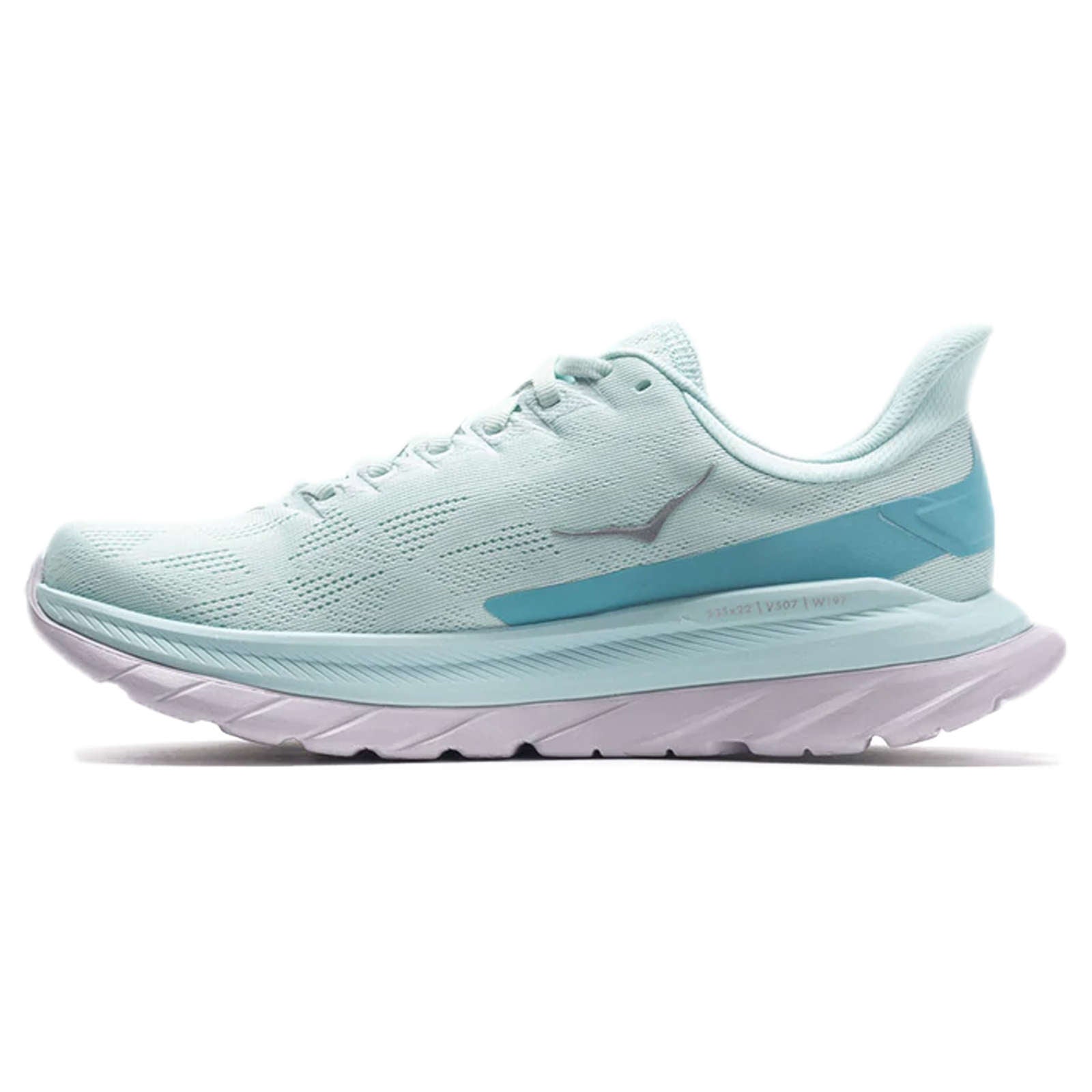 Hoka Mach 4 Mesh Women's Running Shoes#color_blue glass coastal shade