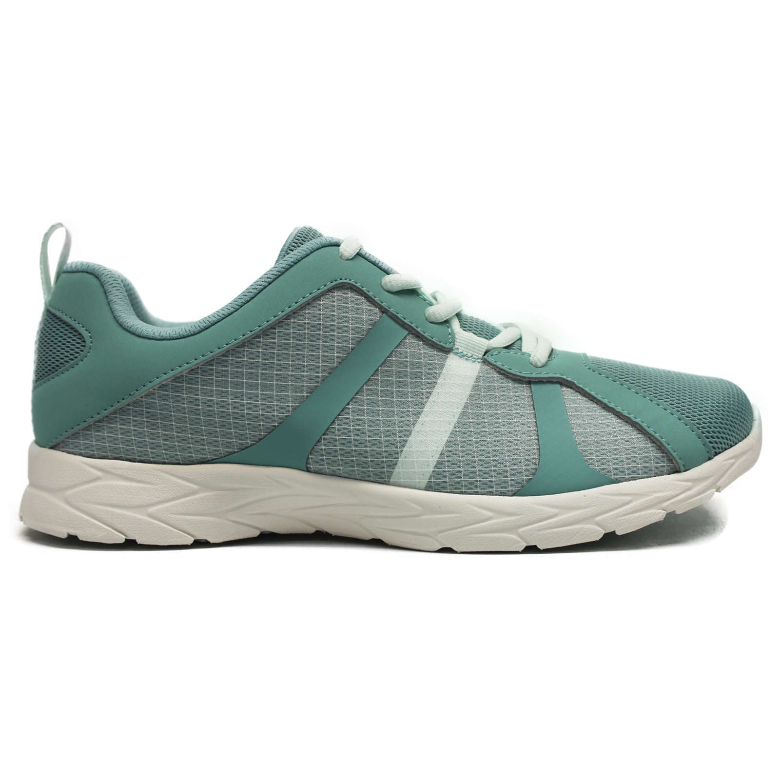 Vionic Brisk Radiant Synthetic Leather Womens Trainers#color_wasabi blue glass