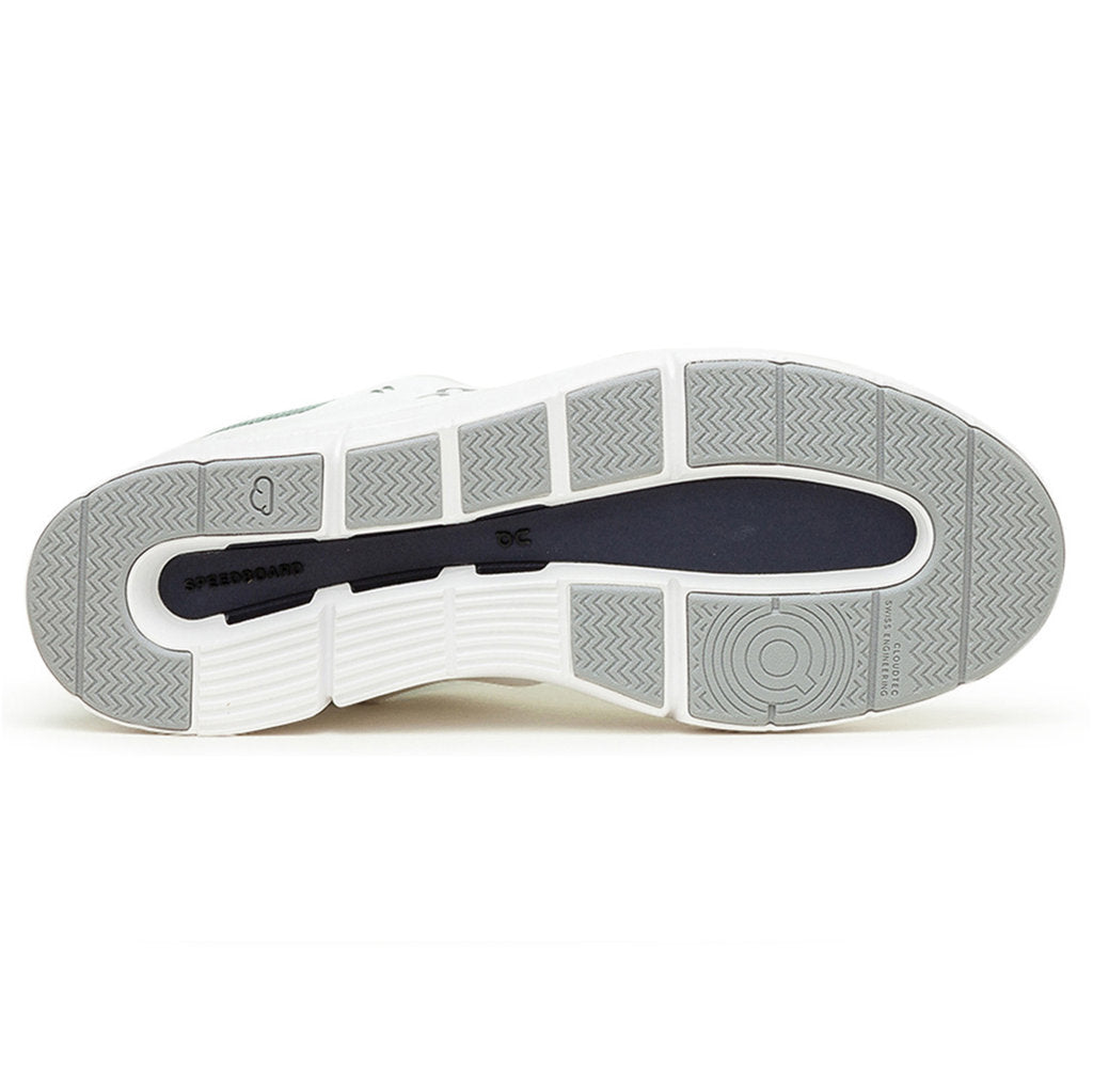 On Running The Roger Advantage Textile Men's Low-Top Trainers#color_white eucalyptus