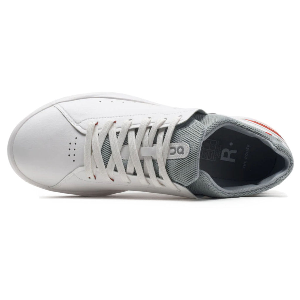 On Running The Roger Advantage Textile Men's Low-Top Trainers#color_white flare
