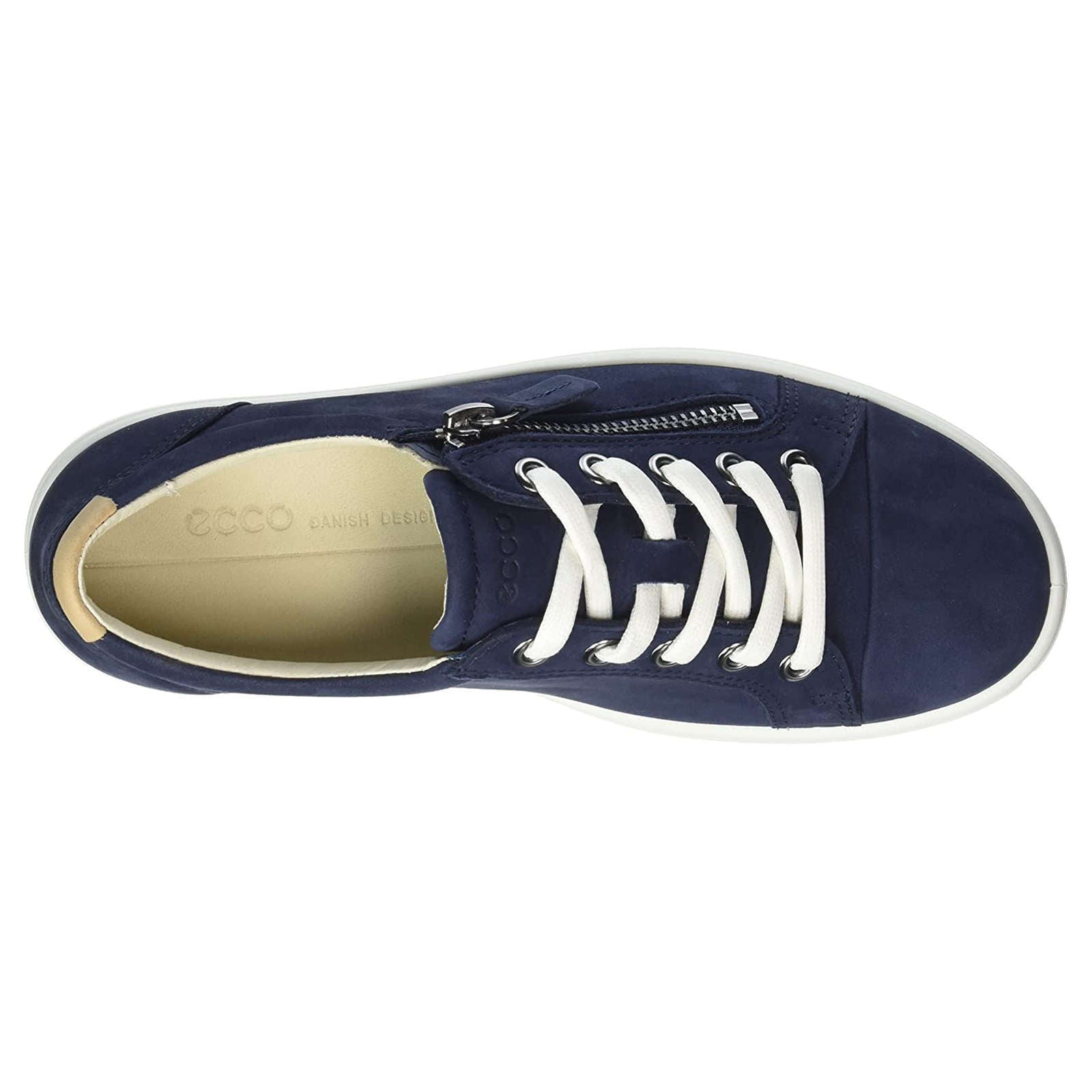 Ecco Soft 7 430853 Nubuck Womens Shoes#color_night sky