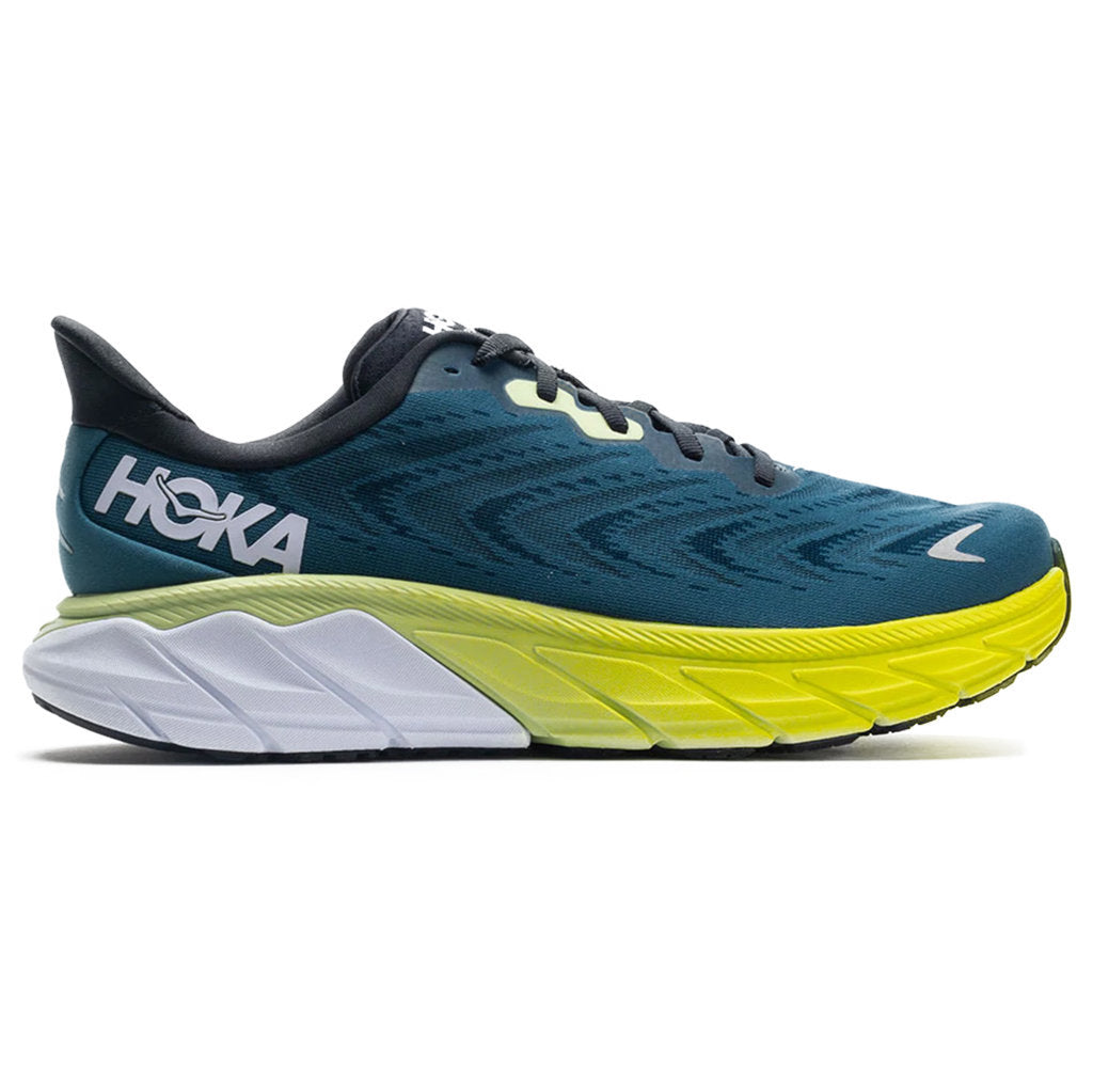 Hoka Arahi 6 Mesh Men's Running Shoes#color_blue graphite blue coral
