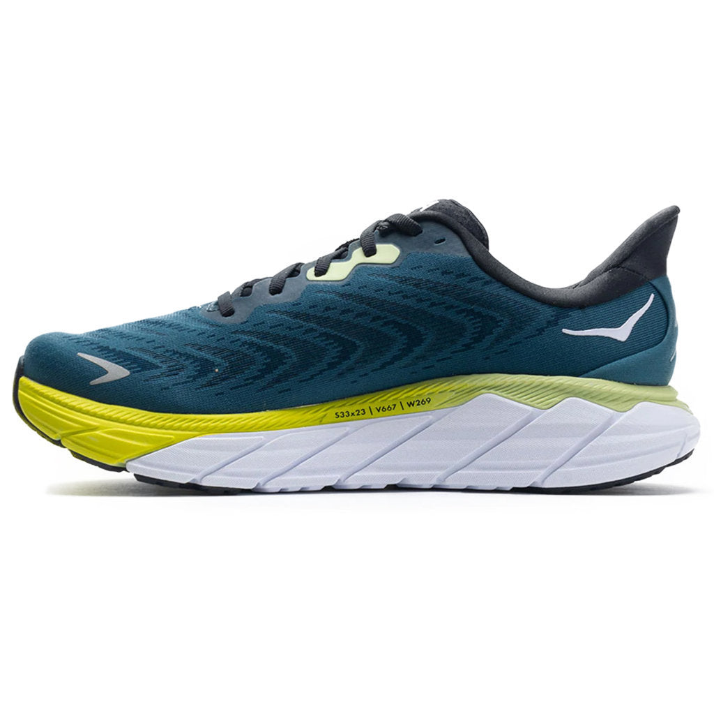Hoka Arahi 6 Mesh Men's Running Shoes#color_blue graphite blue coral