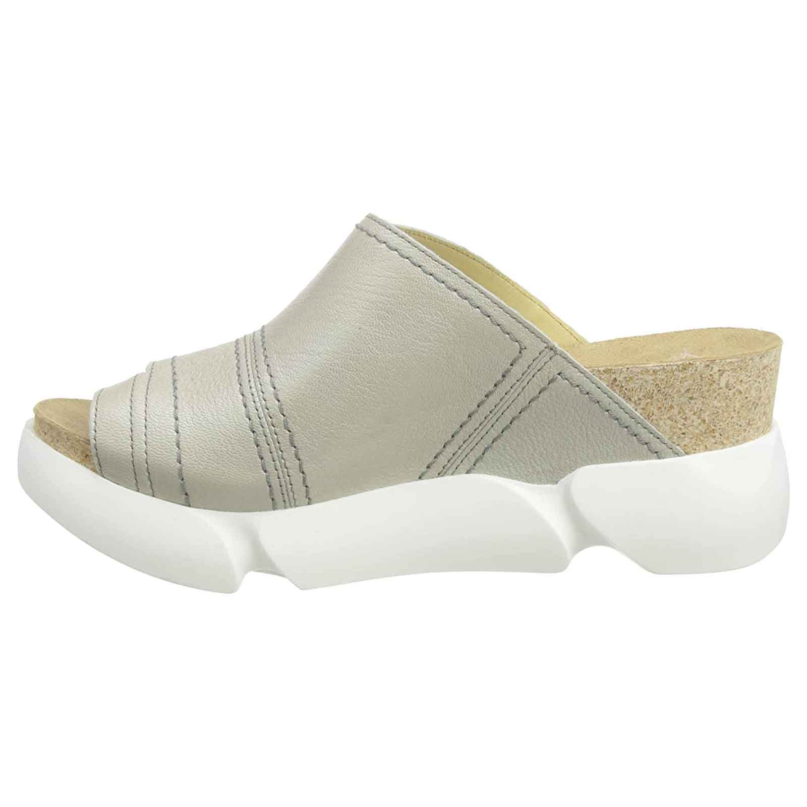 Fly London SIVE866FLY Leather Womens Sandals#color_silver