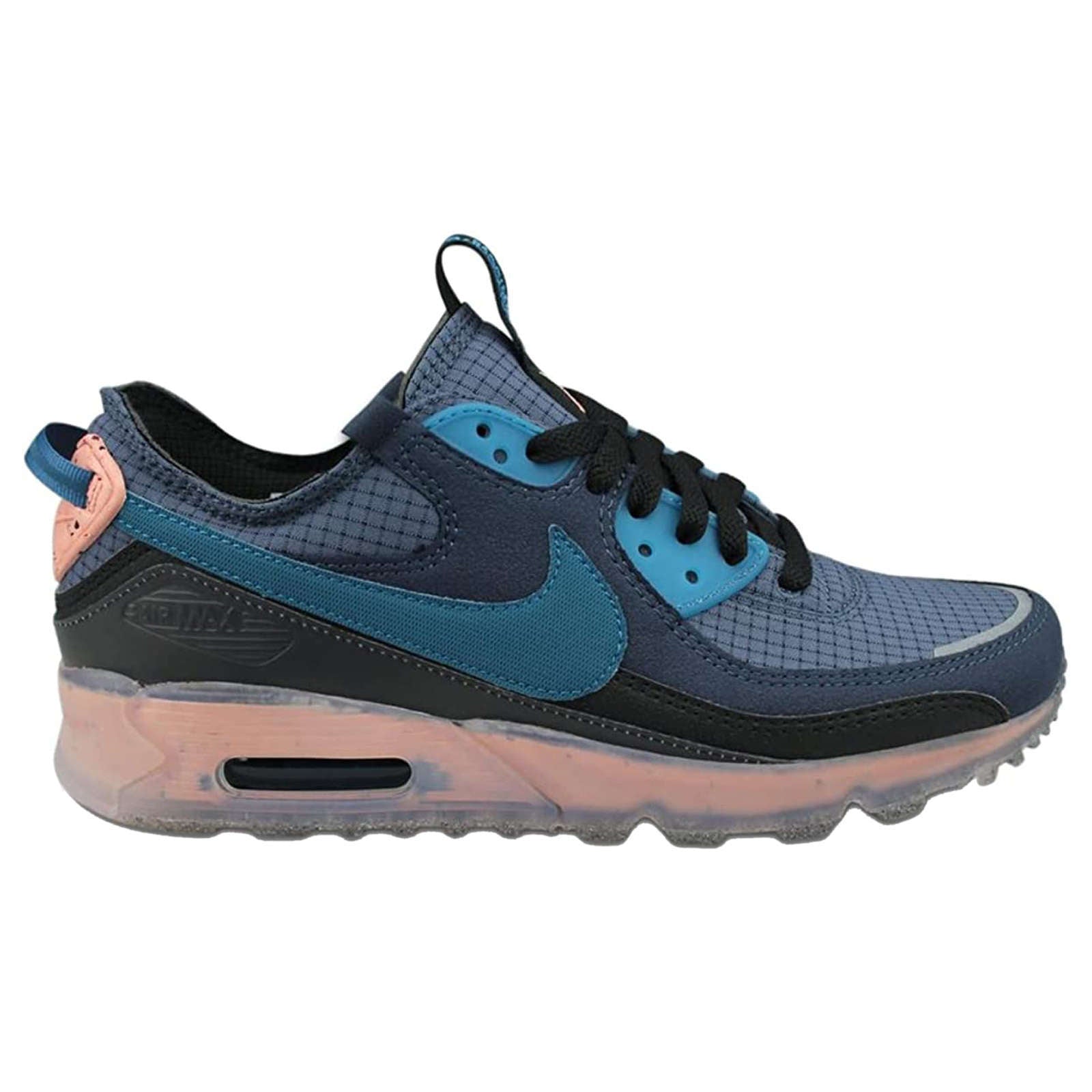 Nike Air Max Terrascape 90 Leather Textile Men's Low-Top Trainers#color_obsidian marina thunder blue