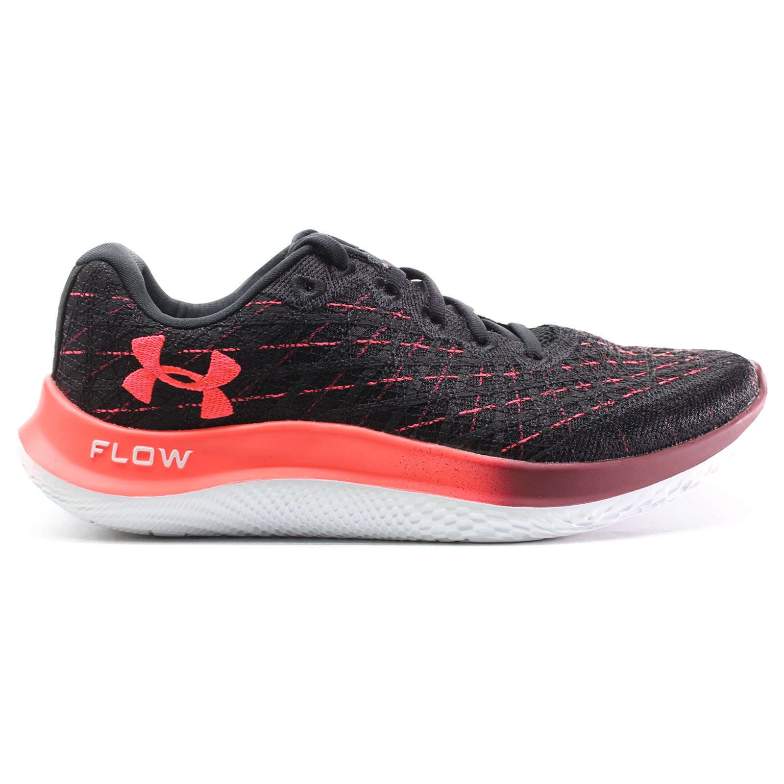 Under Armour Flow Velociti Wind CLRSFT Synthetic Textile Men's Low-Top Trainers#color_black red