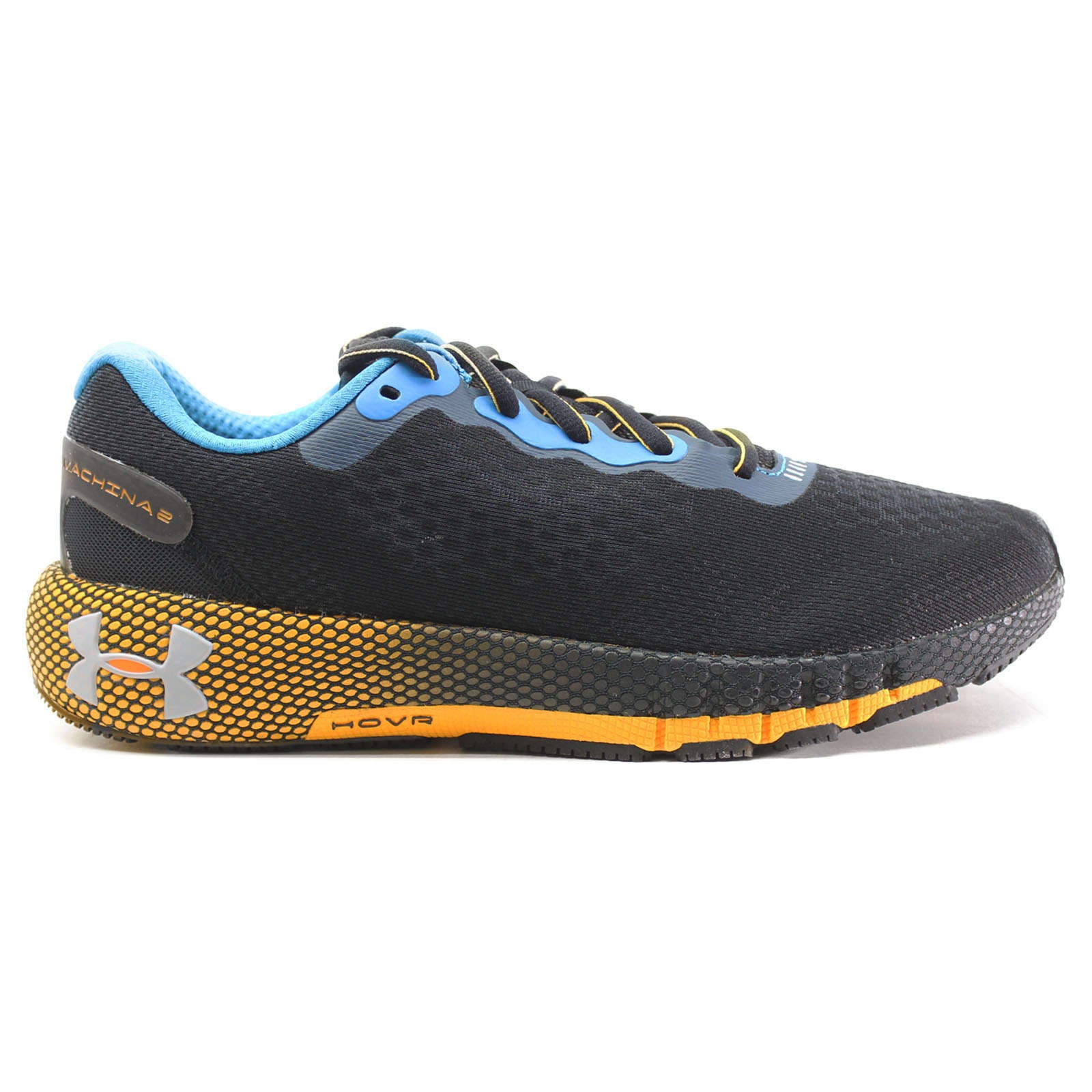 Under Armour HOVR Machina 2 Synthetic Textile Men's Low-Top Trainers#color_black orange