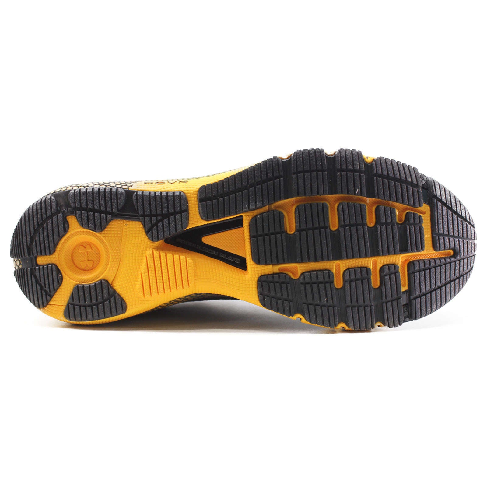 Under Armour HOVR Machina 2 Synthetic Textile Men's Low-Top Trainers#color_black orange