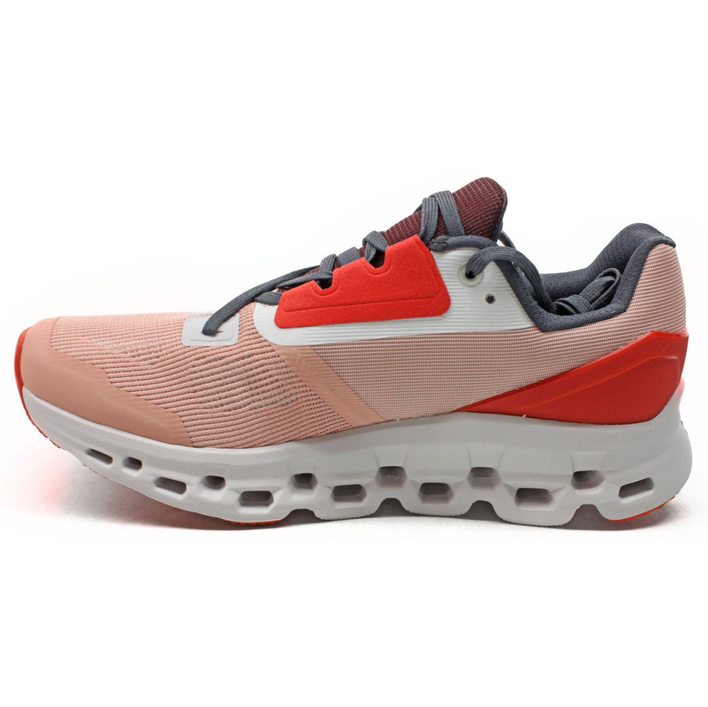 On Cloudstratus Textile Women's Performance Running Shoes#color_rose red