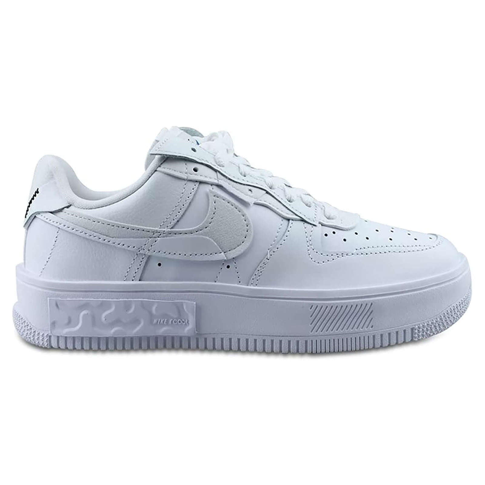 Nike Air Force 1 Fontanka Leather Women's Low-Top Trainers#color_white