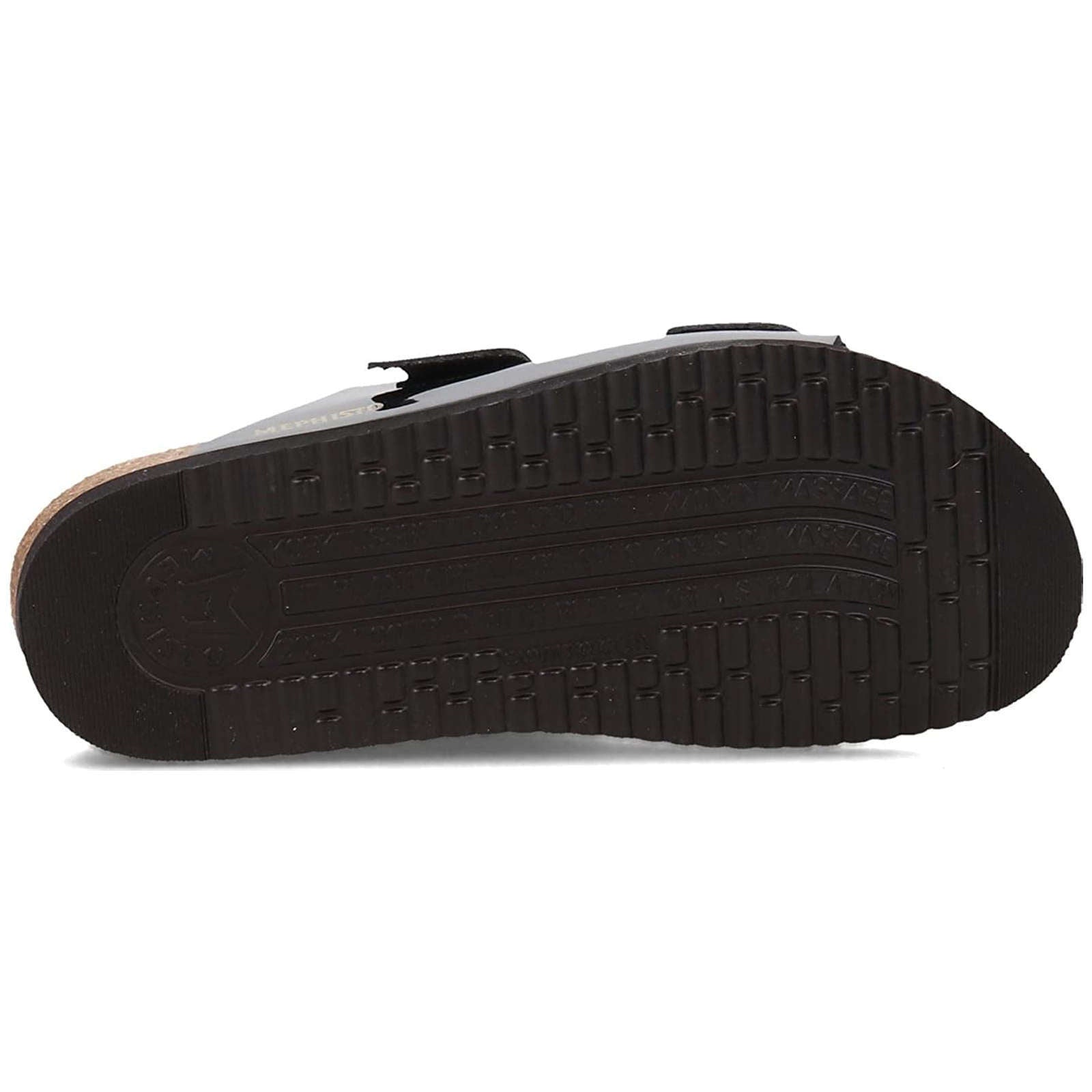 Mephisto Hester Patent Leather Womens Sandals#color_black