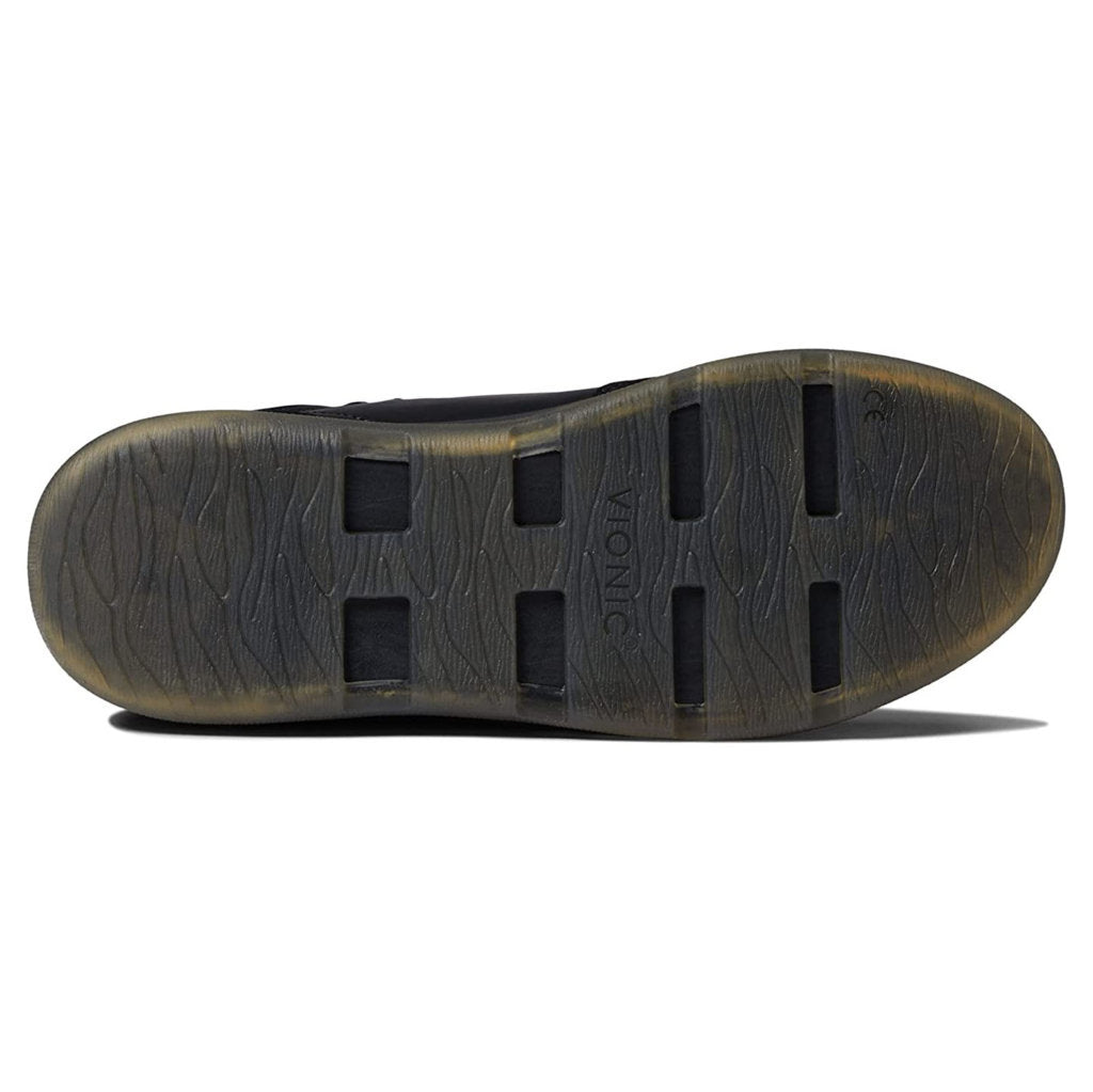 Vionic Whitley Leather Suede Womens Trainers#color_black