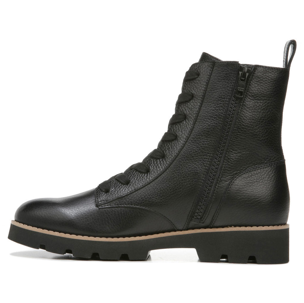 Vionic Lani Leather Womens Boots#color_black
