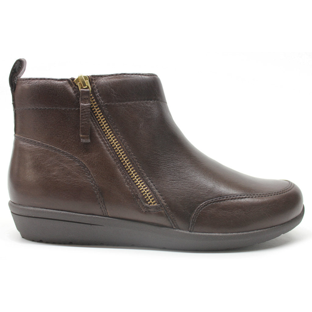 Vionic Lois Leather Womens Boots#color_brown