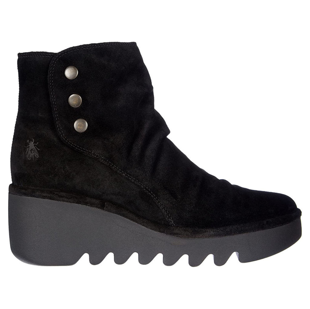 Fly London BROM344FLY Suede Womens Boots#color_black