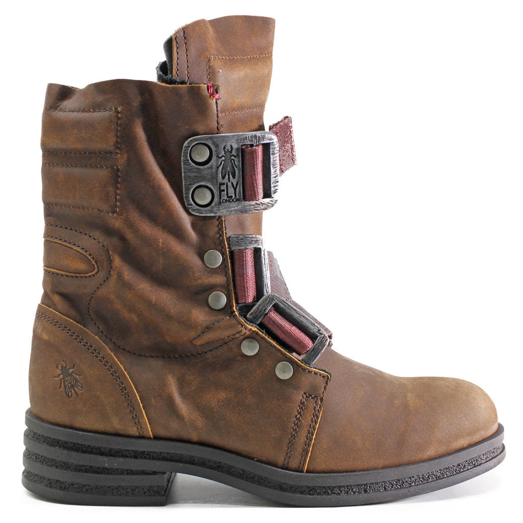 Fly London KIFF682FLY Leather Womens Boots#color_brown