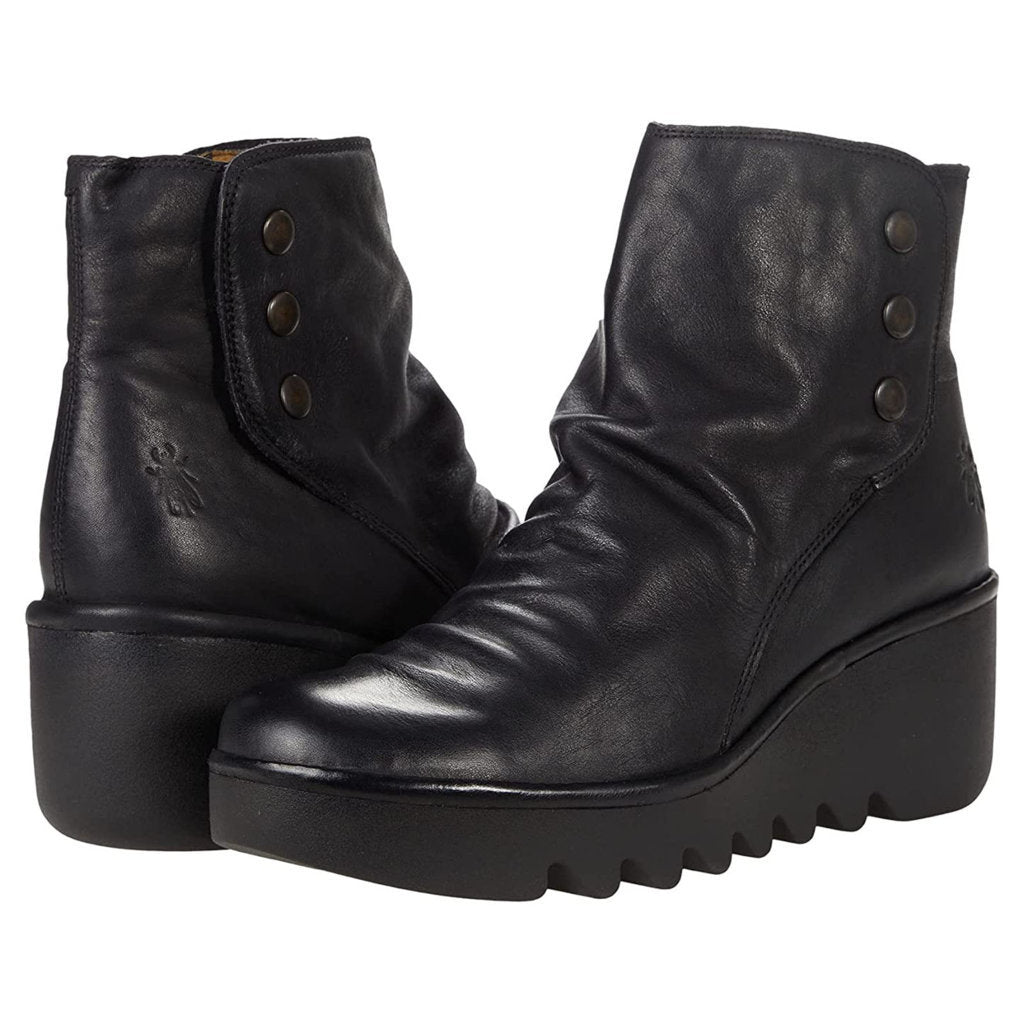 Fly London BROM344FLY Leather Womens Boots#color_black