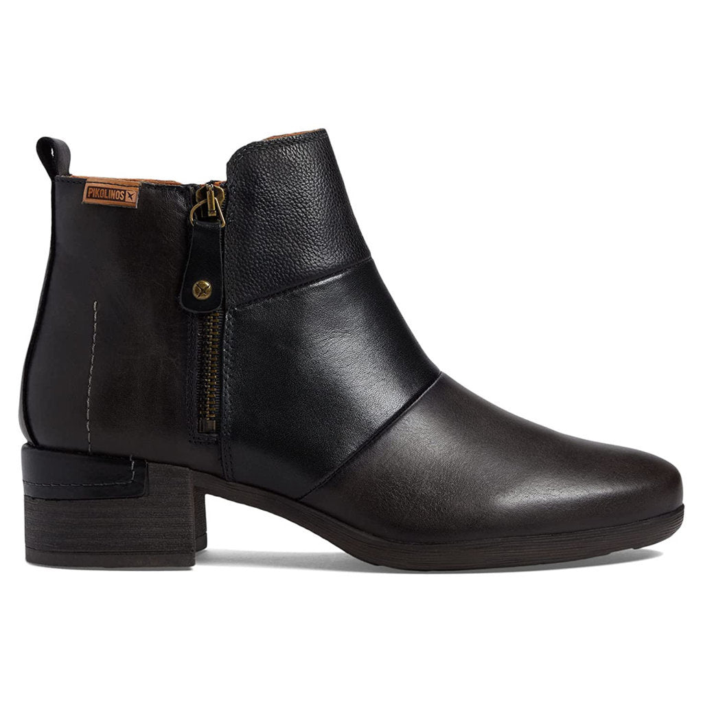 Pikolinos Malaga Leather Womens Boots#color_lead