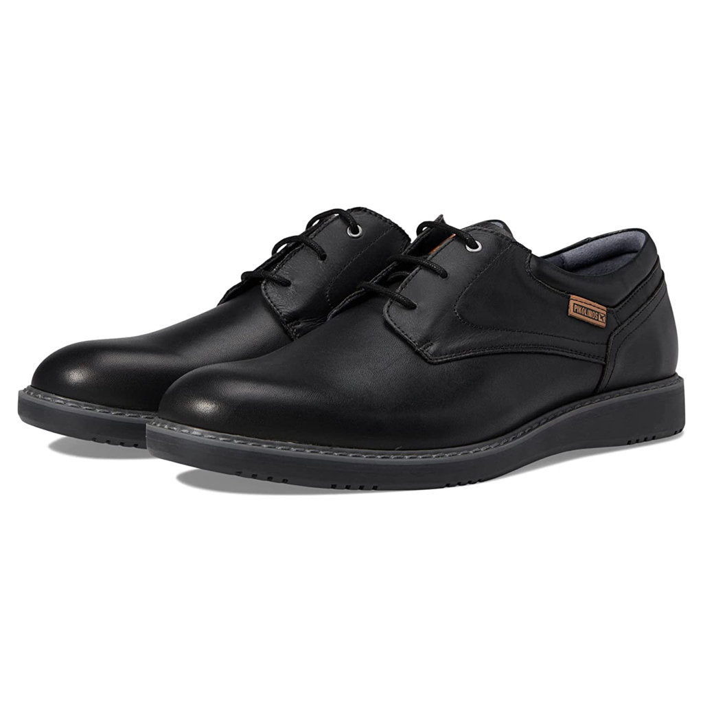 Pikolinos Avila M1T-4050 Leather Mens Shoes#color_black