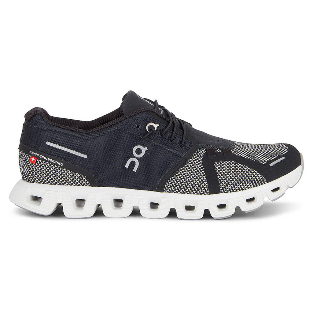On Cloud 5 Combo Textile Men's Running Shoes#color_black alloy