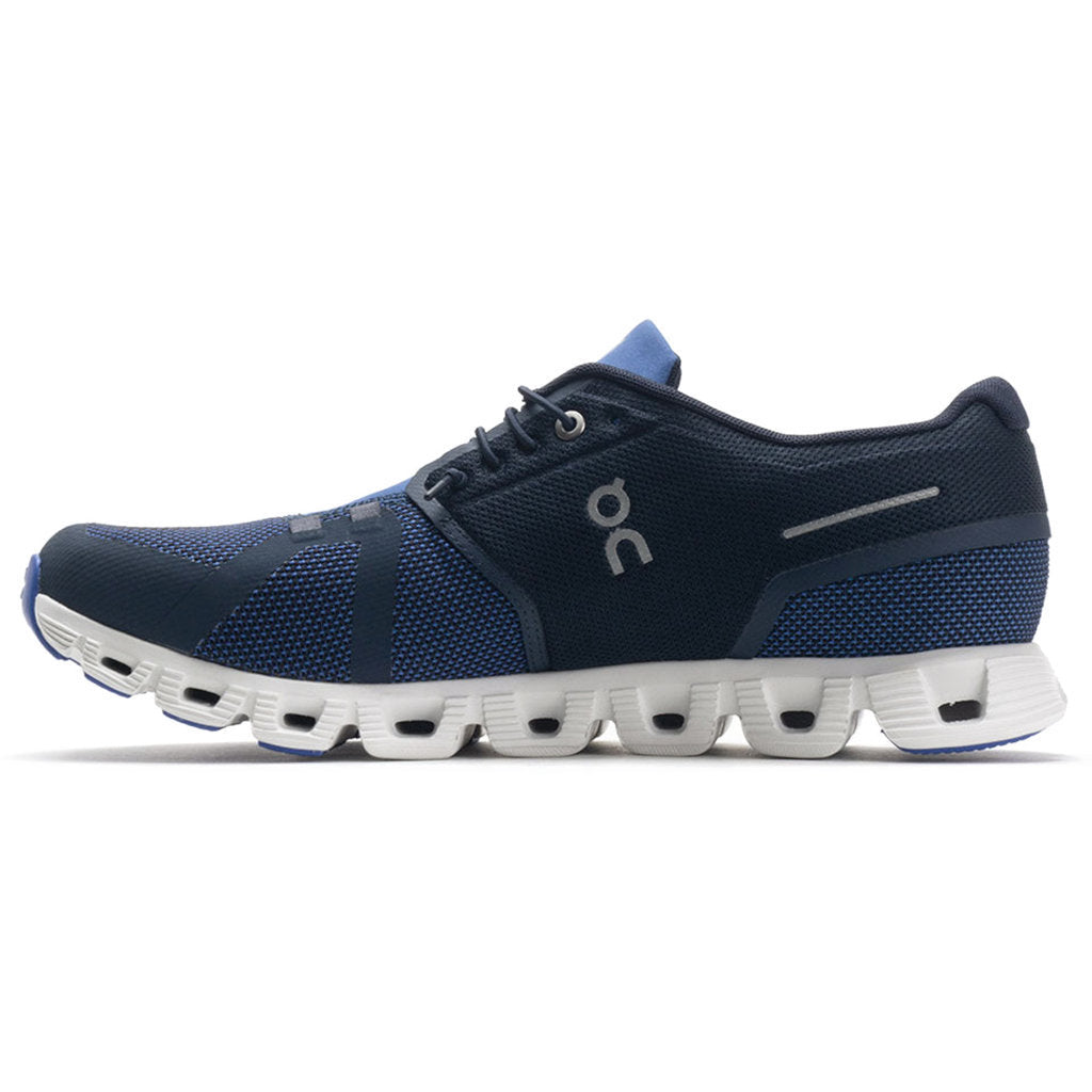 On Cloud 5 Combo Textile Men's Running Shoes#color_ink cobalt